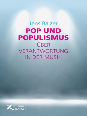 cover image of Pop und Populismus